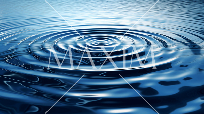 波紋の背景イメージ精緻CG画