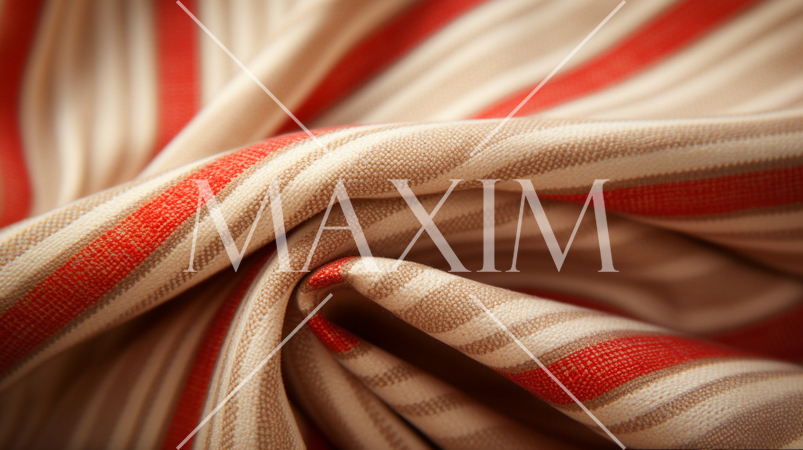 ストライプ柄の麻の生地の背景画像：精緻CG画像