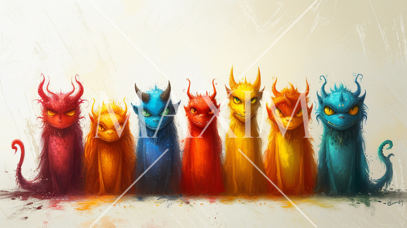 七つの大罪の具象化：人の行動に立ちはだかる誘惑、犯してしまった罪など