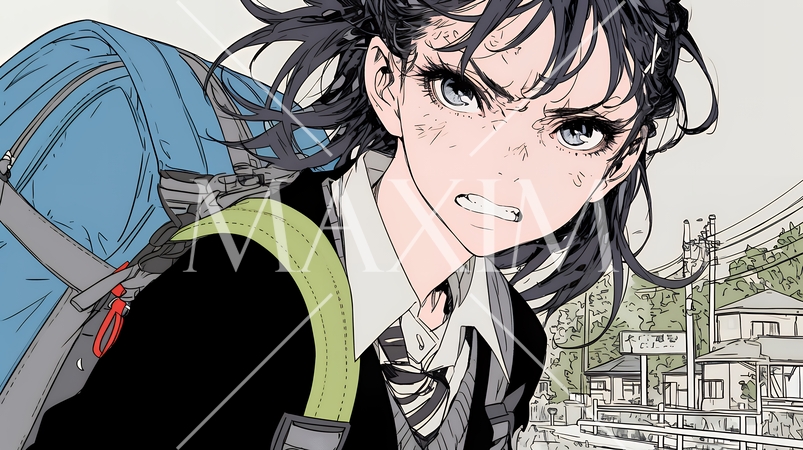 「バカ言ってんじゃないよ」と激怒している女子高生