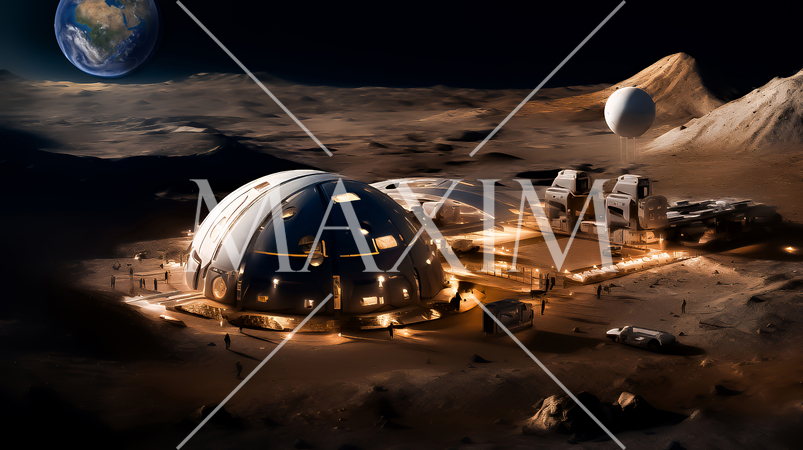 月面基地：精緻CG