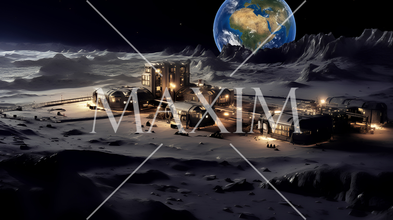 月面基地：精緻CG