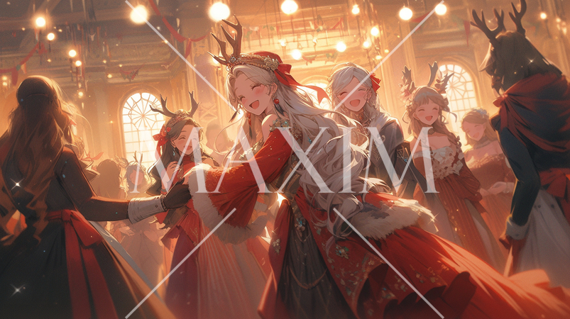 クリスマス女子会パーティ：トナカイやサンタクロースの仮装で大賑わい