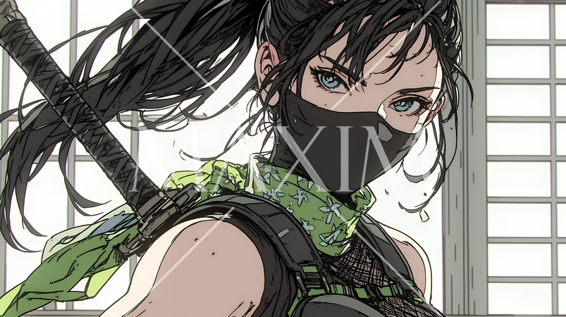 セクシーな女忍者（くノ一）