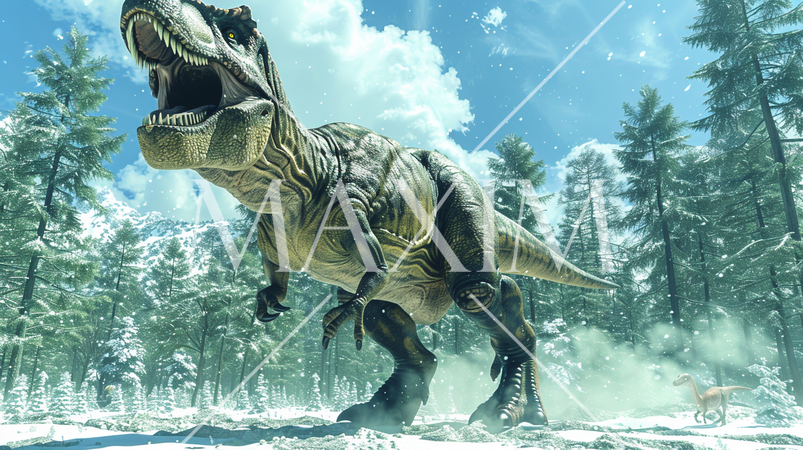 寒冷期（氷河期）の地球で生きる恐竜