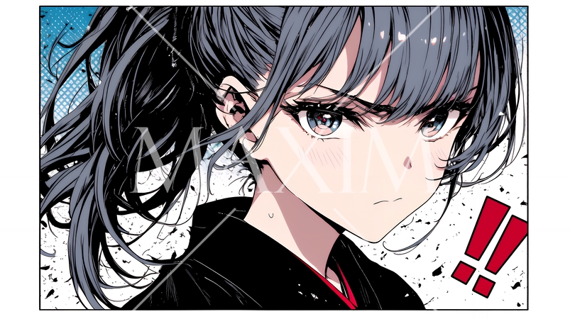 ビックリマークのある場面