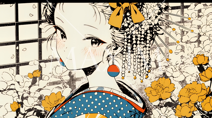 花魁（おいらん）現代風