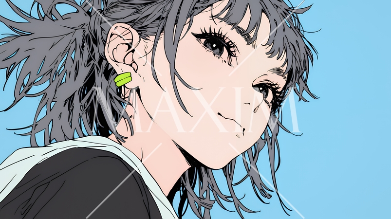 悪巧みをしている女性