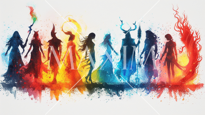 七つの大罪の具象化：人の行動に立ちはだかる誘惑、犯してしまった罪など