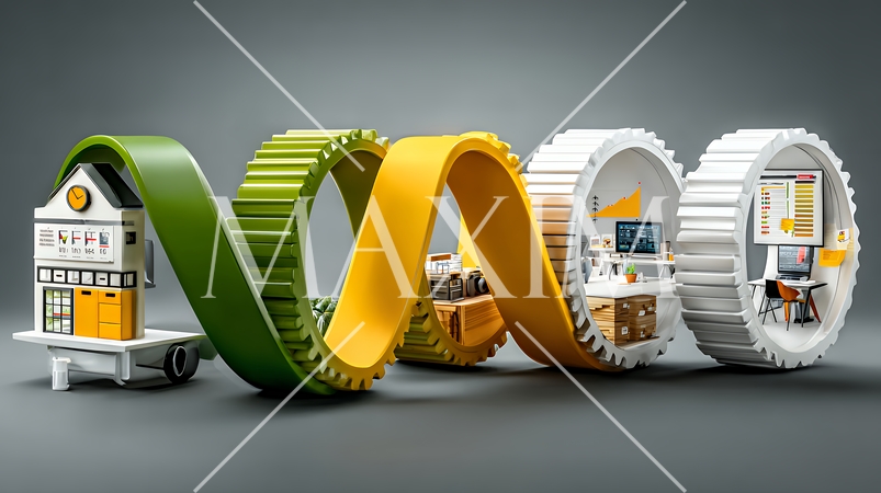 PDCA：「Plan（計画）」「Do（実行）」「Check（評価）」「Action（改善）」のイメー