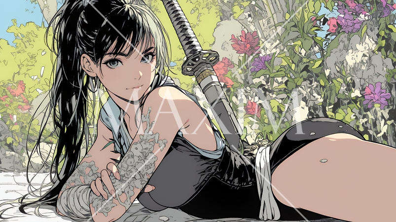 セクシーな女忍者（くノ一）