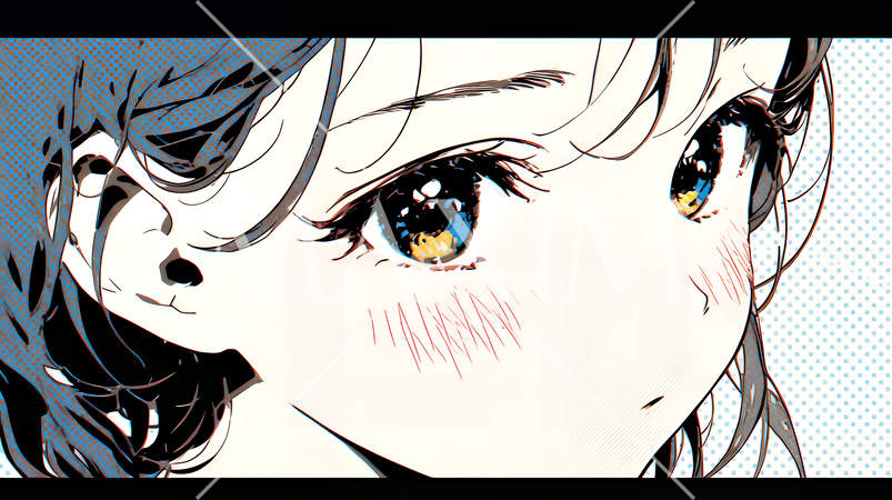 輝く瞳で見つめる好奇心旺盛な若い女性