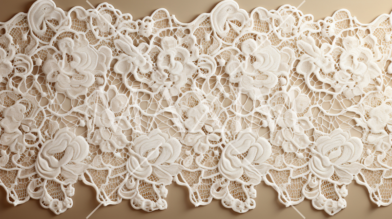 白いレース織り布の背景画像