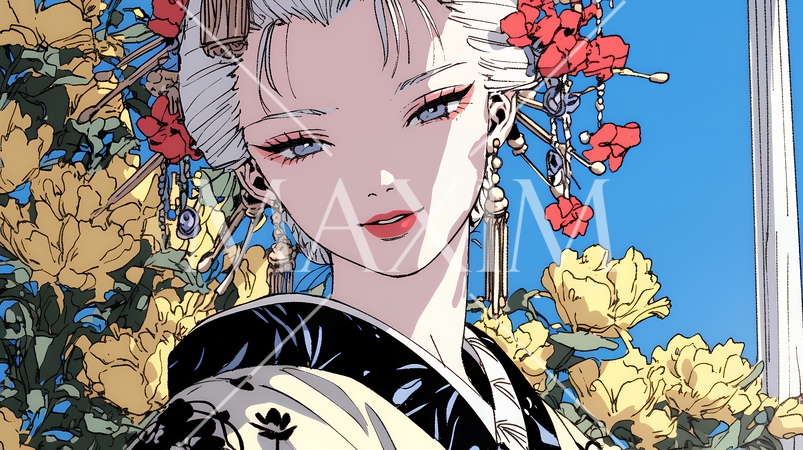 花魁（おいらん）現代風