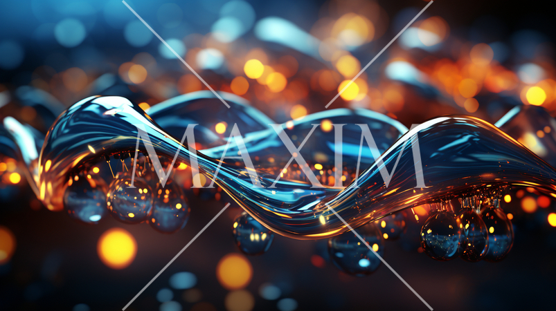 幻想的な波のイメージの背景