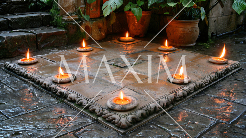 悪魔などが召喚される寸前の魔方陣