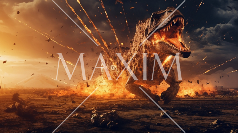 巨大隕石（彗星）衝突により恐竜が絶滅した