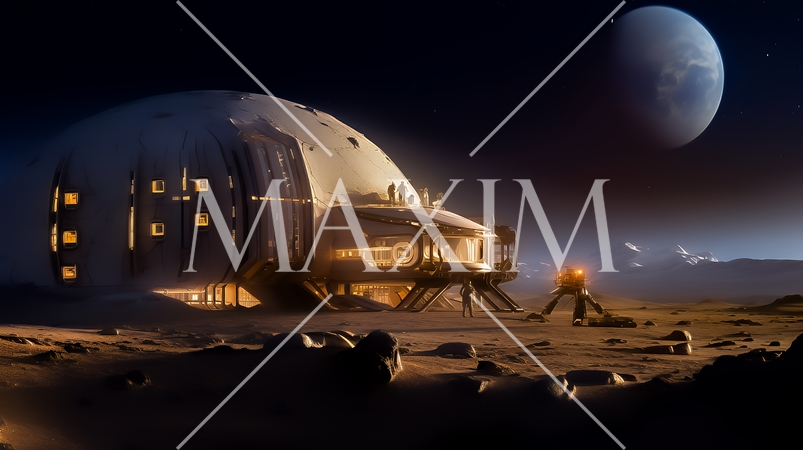 月面基地：精緻CG