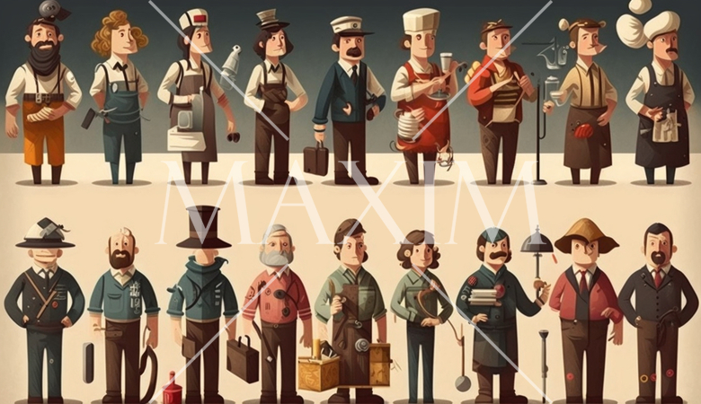 餅は餅屋：専門にお任せしましょうという意味。世の中にはありとあらゆる専門家がいますね。