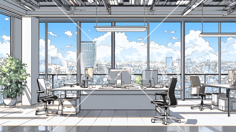 近代的なオフィス空間