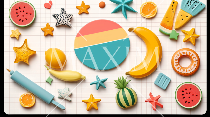 夏・トロピカルな背景画像