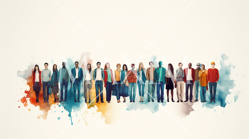 仕事の多様性：異なる業種、職種、文化間での協力。