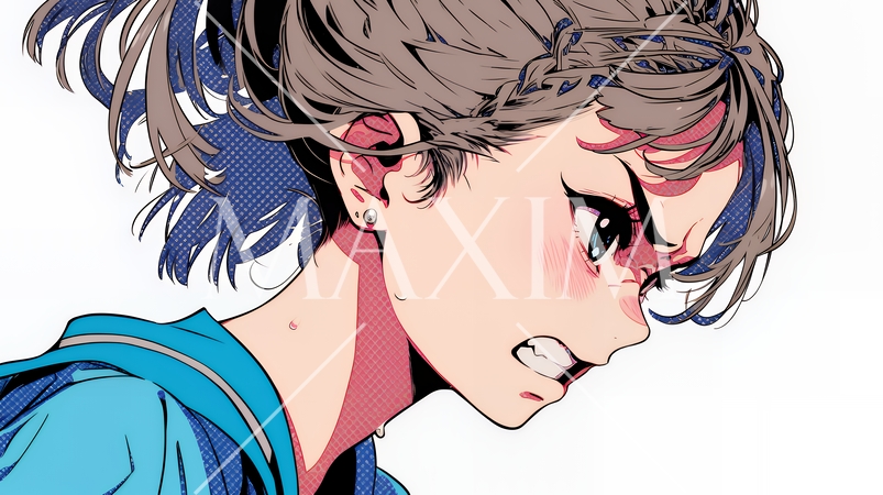 「バカ言ってんじゃないよ」と激怒している女子高生