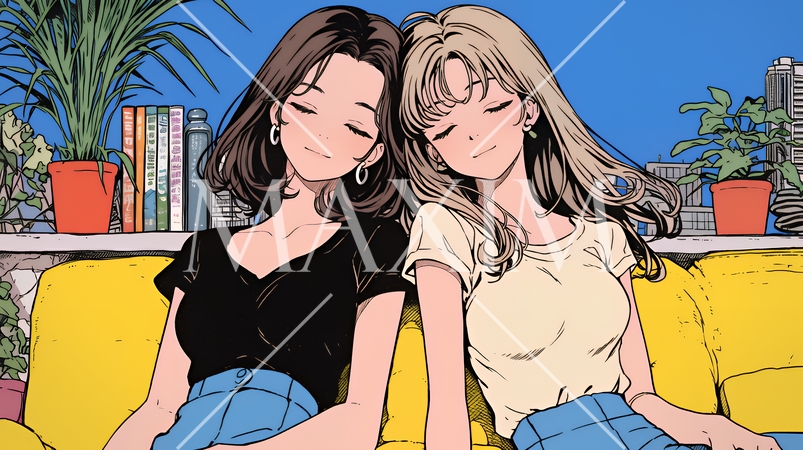 仲良しな女友達たち