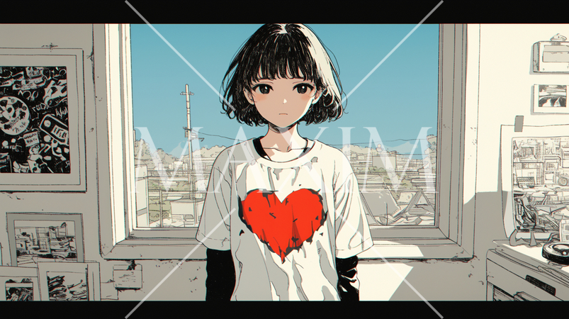 失恋して気落ちしている女の子