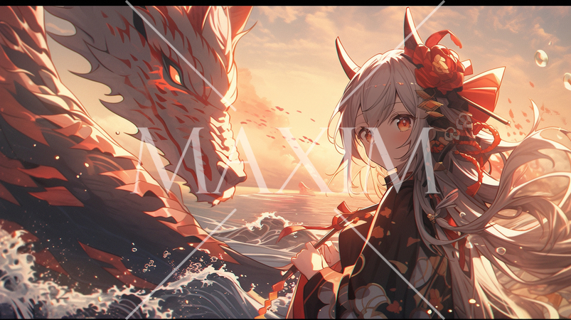 龍を召喚した少女