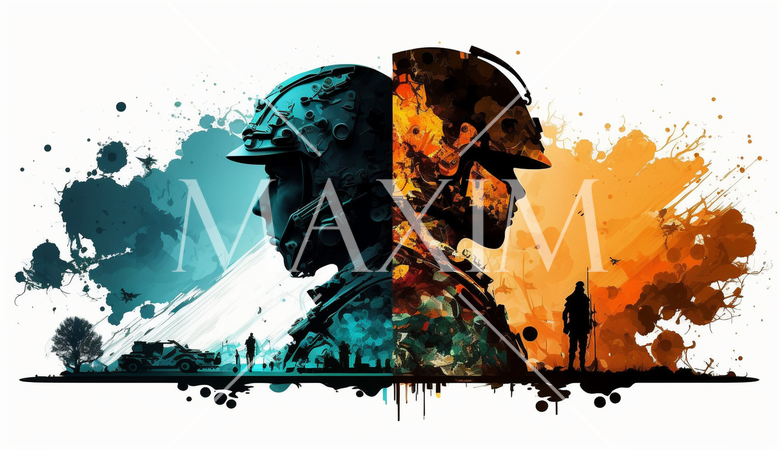 前線に赴く兵士のイメージ