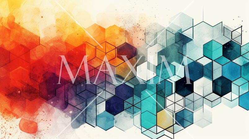 ジオメトリックデザインの背景