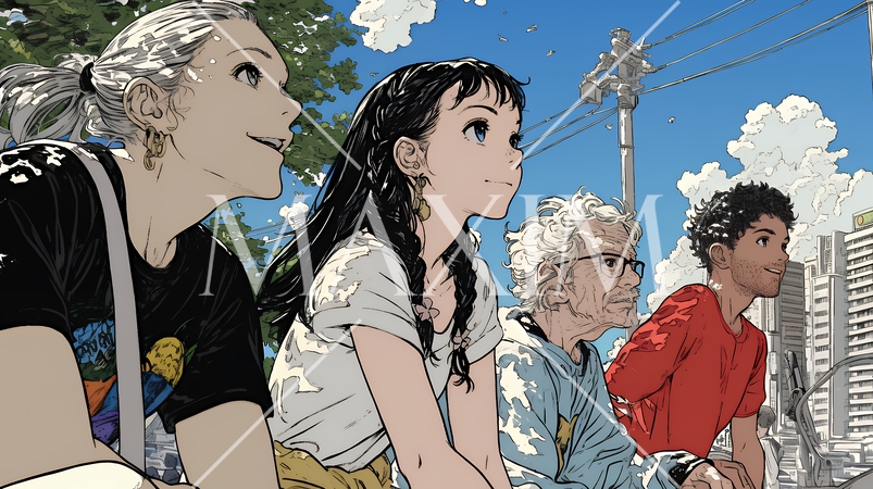 いろいろな世代の人たちがしっかりと未来を見つめている6