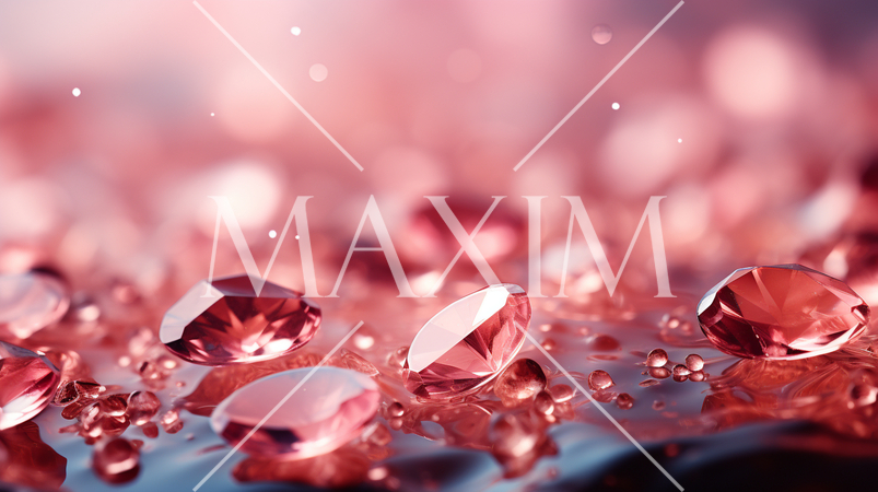 ピンク基調のおしゃれでクールなグラデーションの効いた背景画像