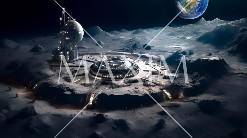 月面基地：精緻CG
