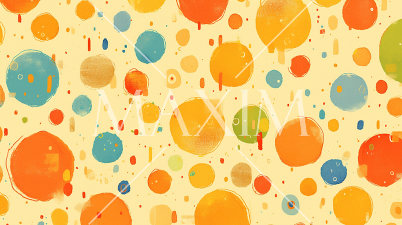 ドットパターン： 小さな円形や四角形のドットで、ポップでモダンな雰囲気を演出する