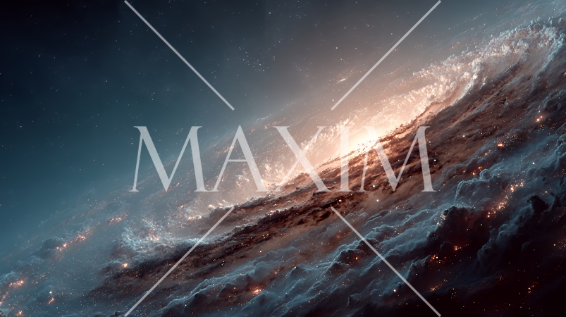 天文学のポスター用図版：広大な宇宙