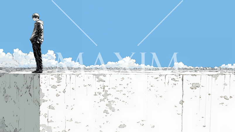 行き先（目標）を失い立ち止まってしまった人