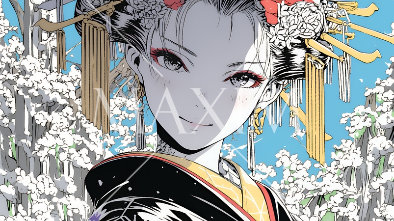 花魁（おいらん）現代風