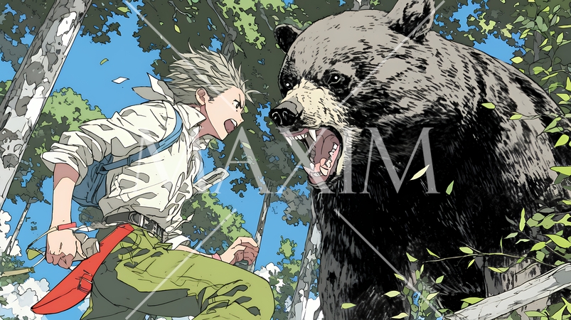 熊に遭遇してしまった人