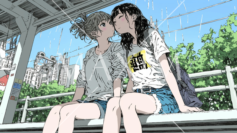 青春の接近：女同士の友達から恋人に変わる瞬間：LGBT