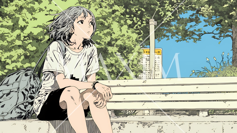 5月病の若い女子大学生