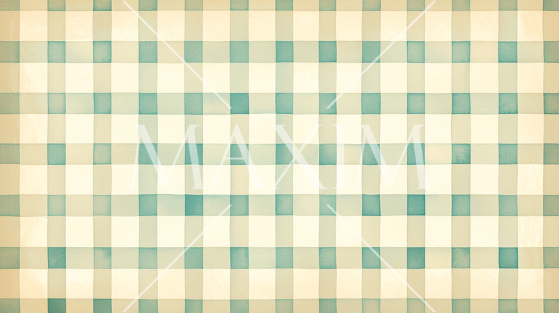 チェック背景: 小さな正方形が交差したパターンで、クラシカルなデザインに適す