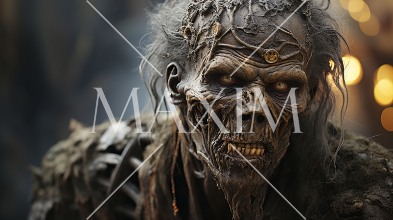 ゾンビの絵：精緻CG