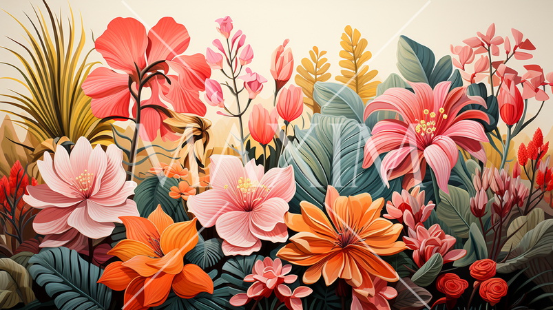 色鮮やかな南国の植物たち