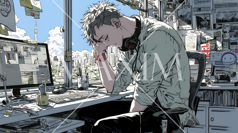 「私は非力で臆病です」と落ち込んでいる