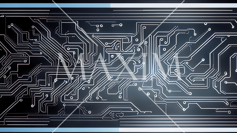 コンピュータ基板のイメージ背景画像：精緻CG画像