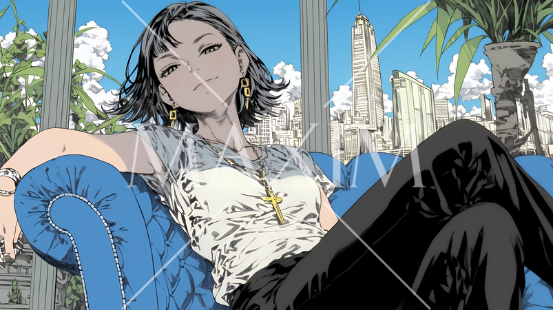 ラグジュアリな生活をしている女性