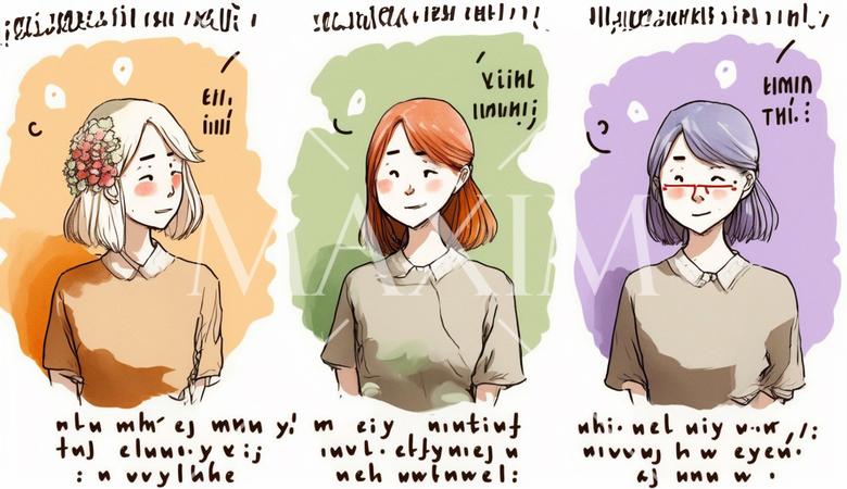 ちょっと牽制し合っている仲の良い女友達