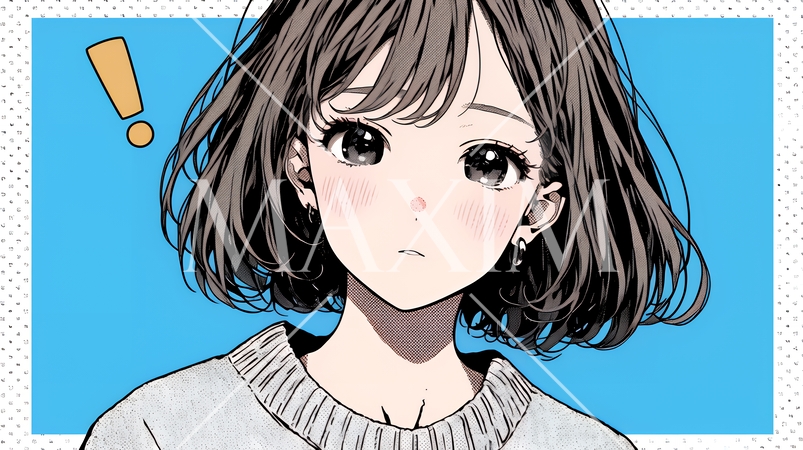 ビックリマークのある場面